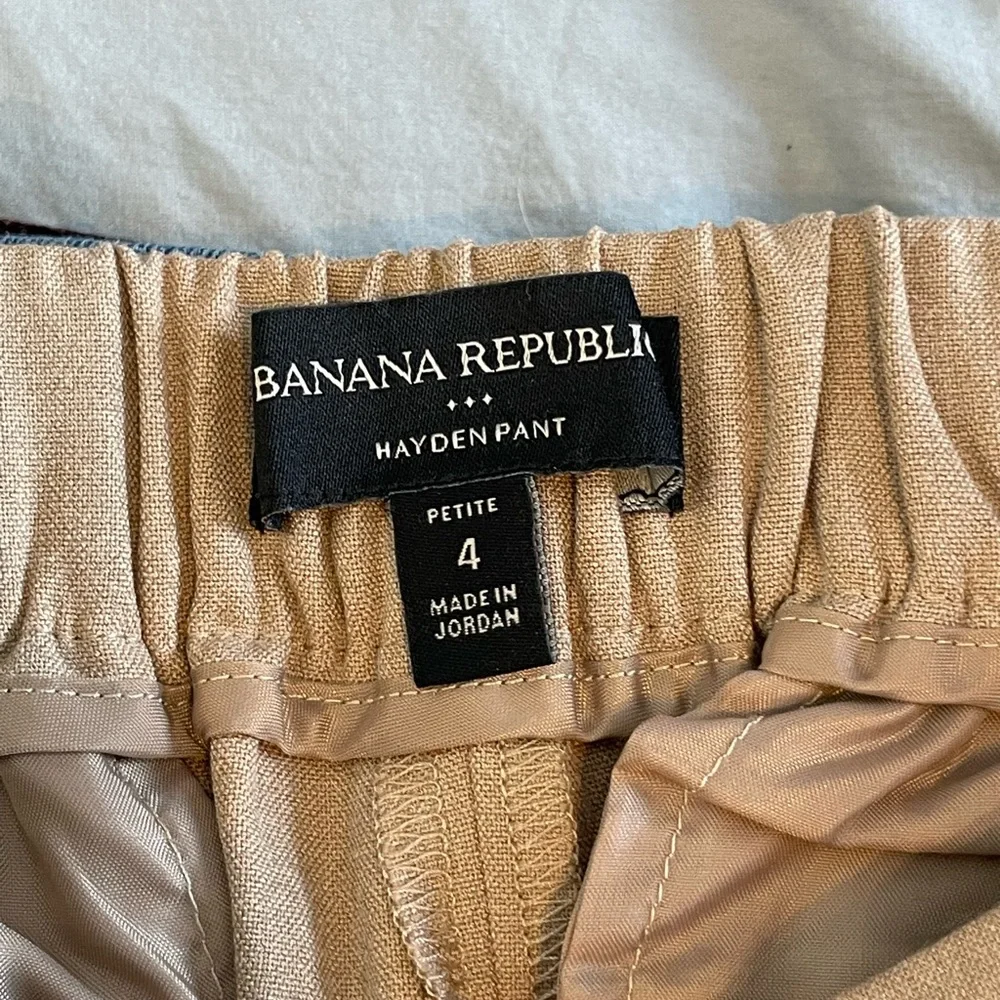 NWOT Banana Republic Hayden Tapered Pants Size 4P - Picture 6 of 10